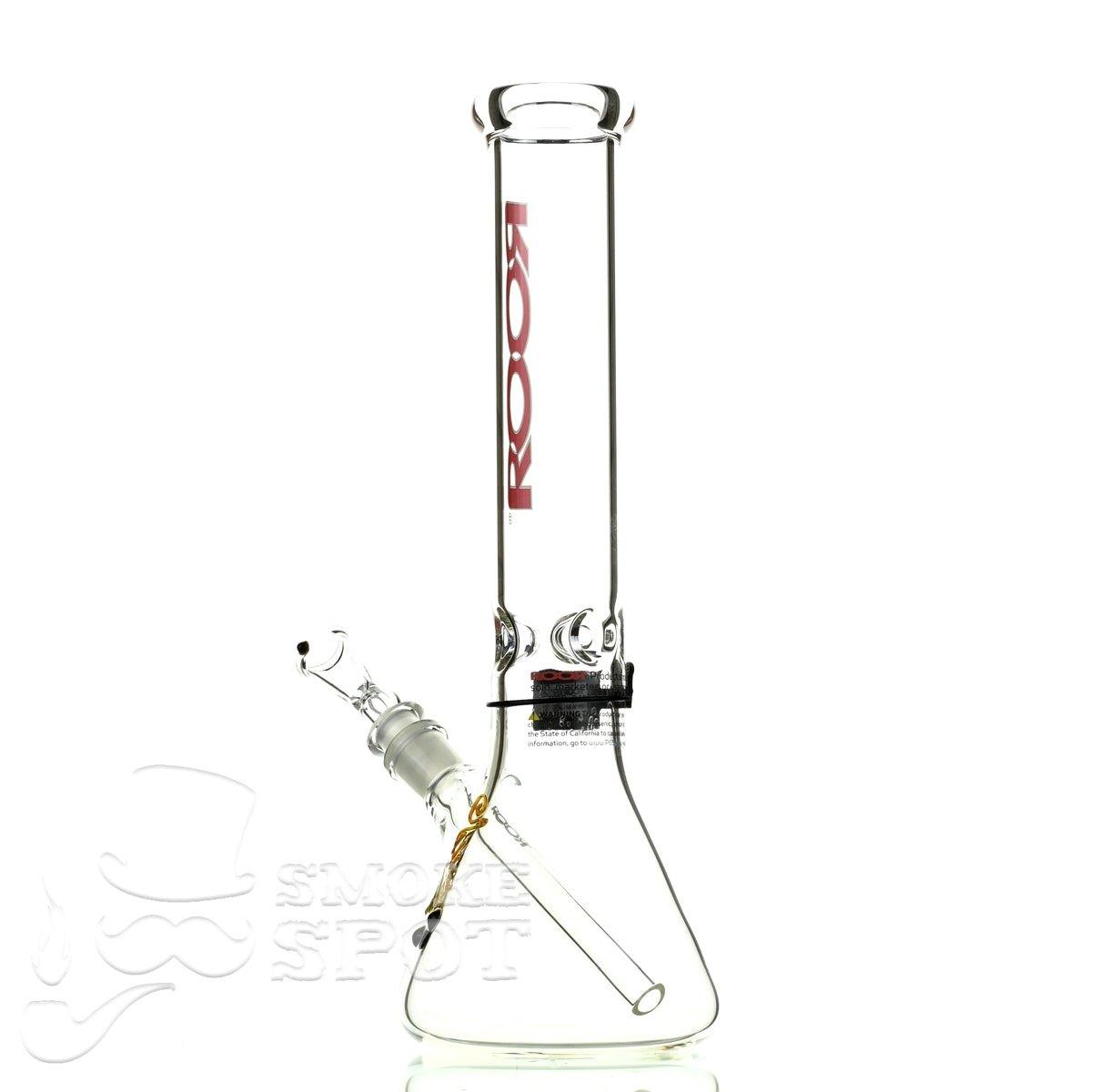 Roor Beaker 14 inch red white - Smoke Spot Smoke Shop