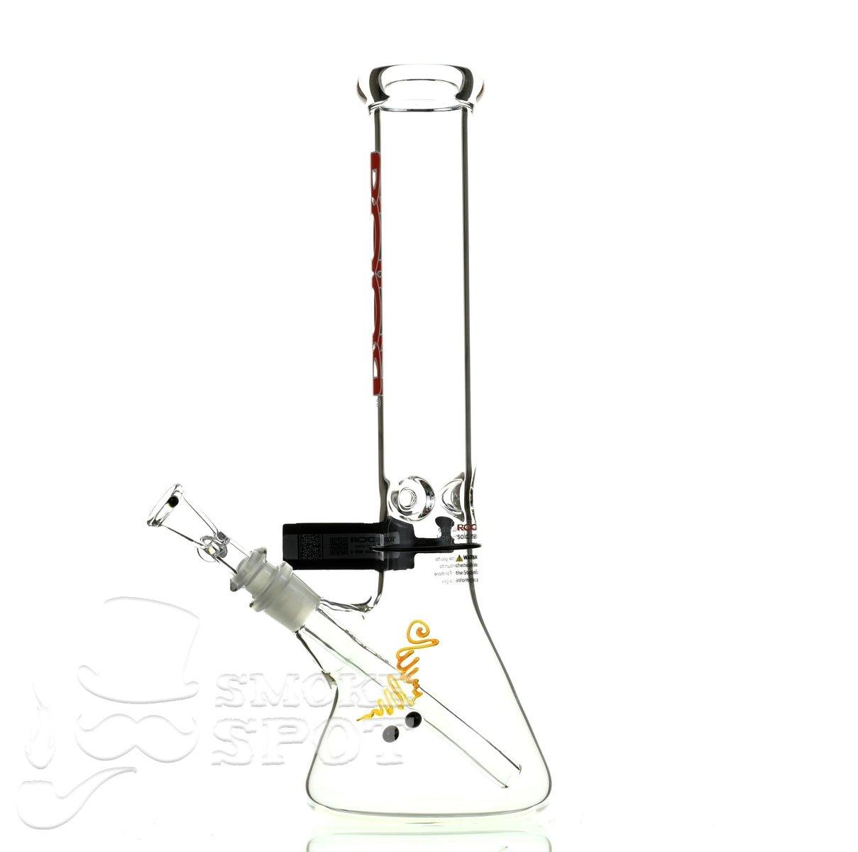 Roor Beaker 14 inch red white - Smoke Spot Smoke Shop