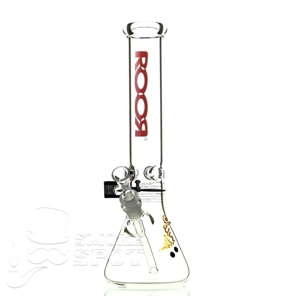 Roor Beaker 14 inch red white - Smoke Spot Smoke Shop