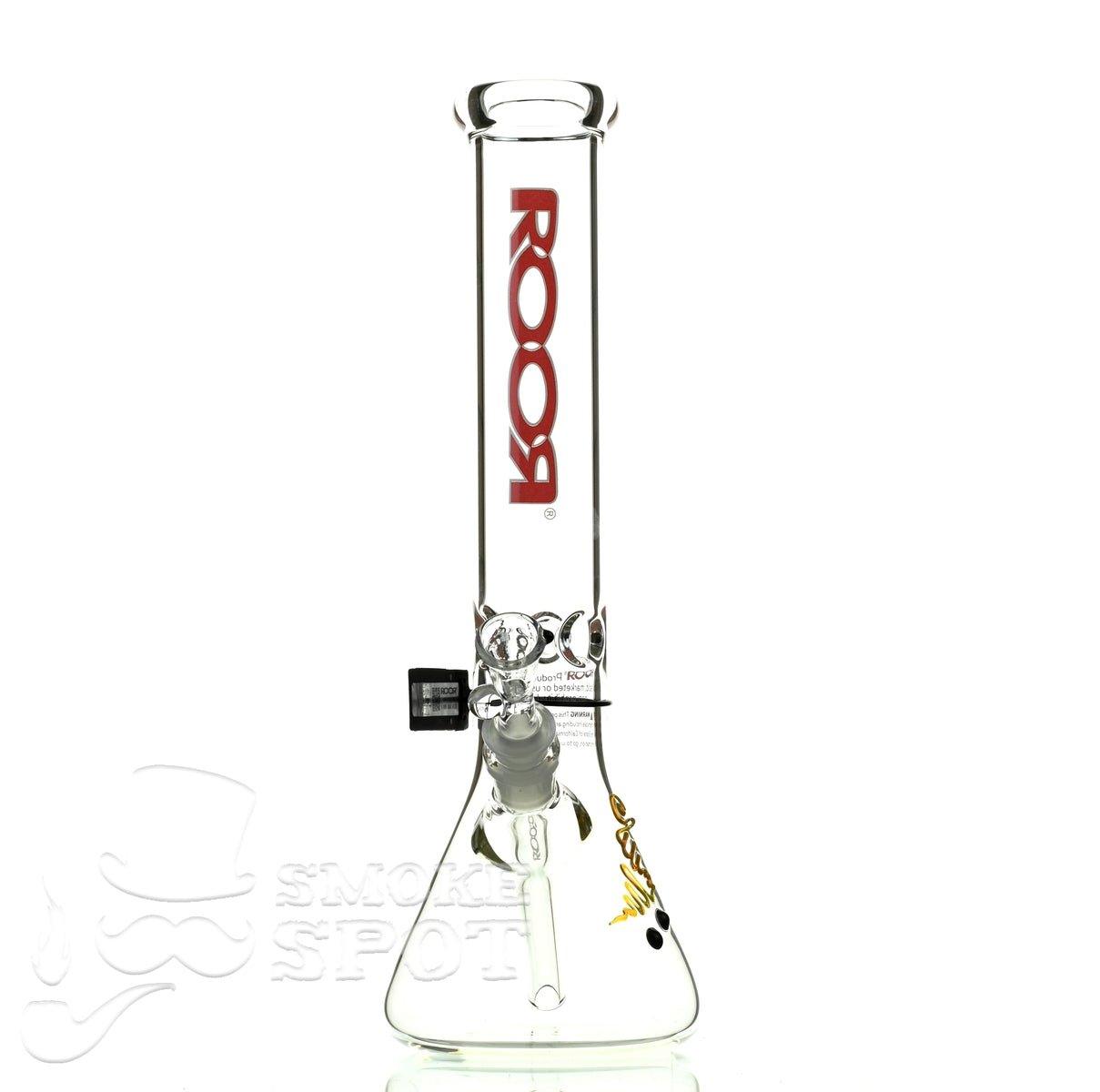 Roor Beaker 14 inch red white - Smoke Spot Smoke Shop