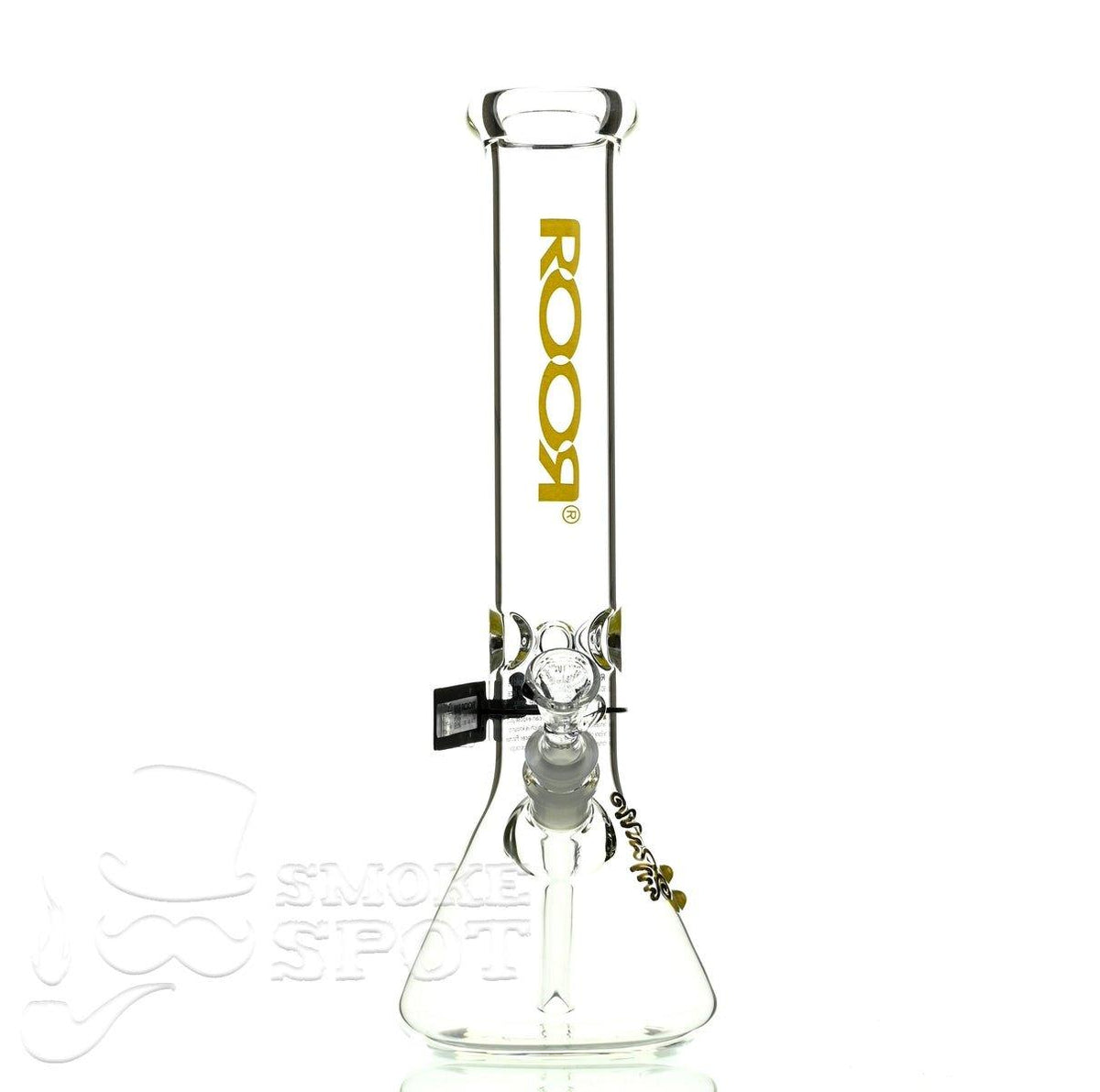 Roor Beaker 14 inch yellow premium scientific glass waterpipe - Smoke Spot