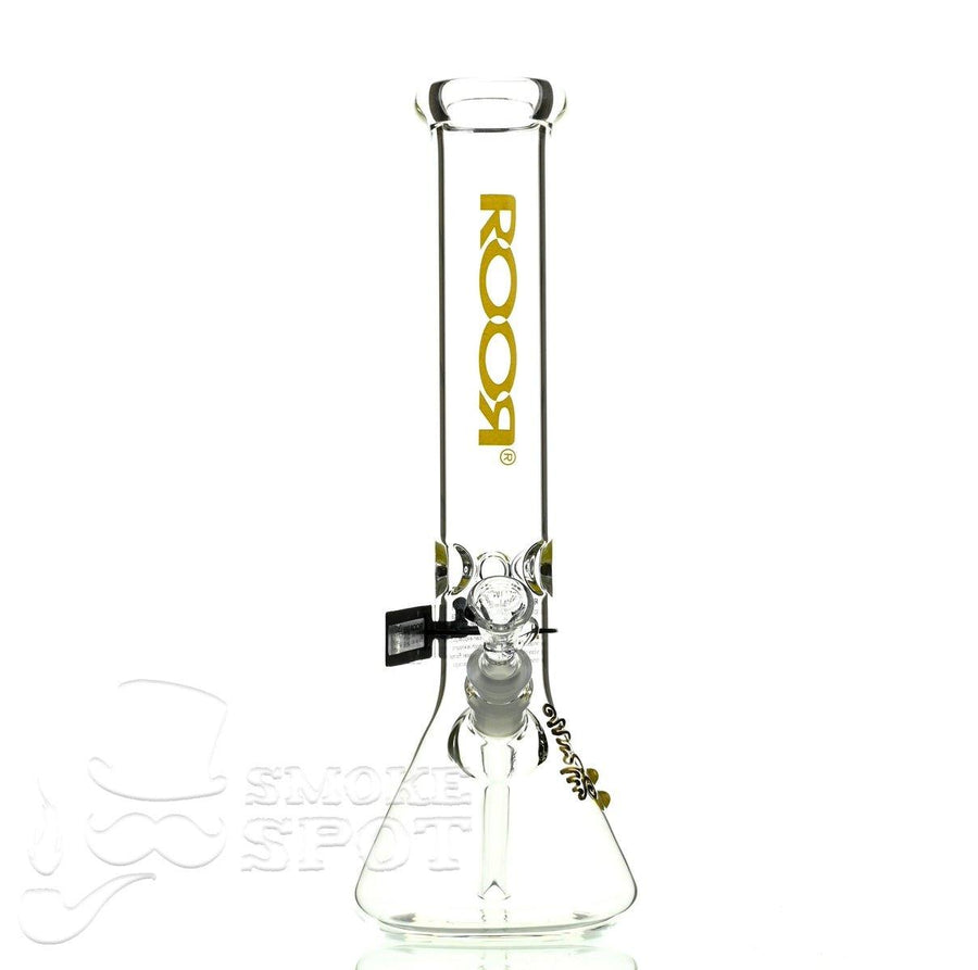 Roor Beaker 14 Inch Yellow - Premium Scientific Glass Waterpipe