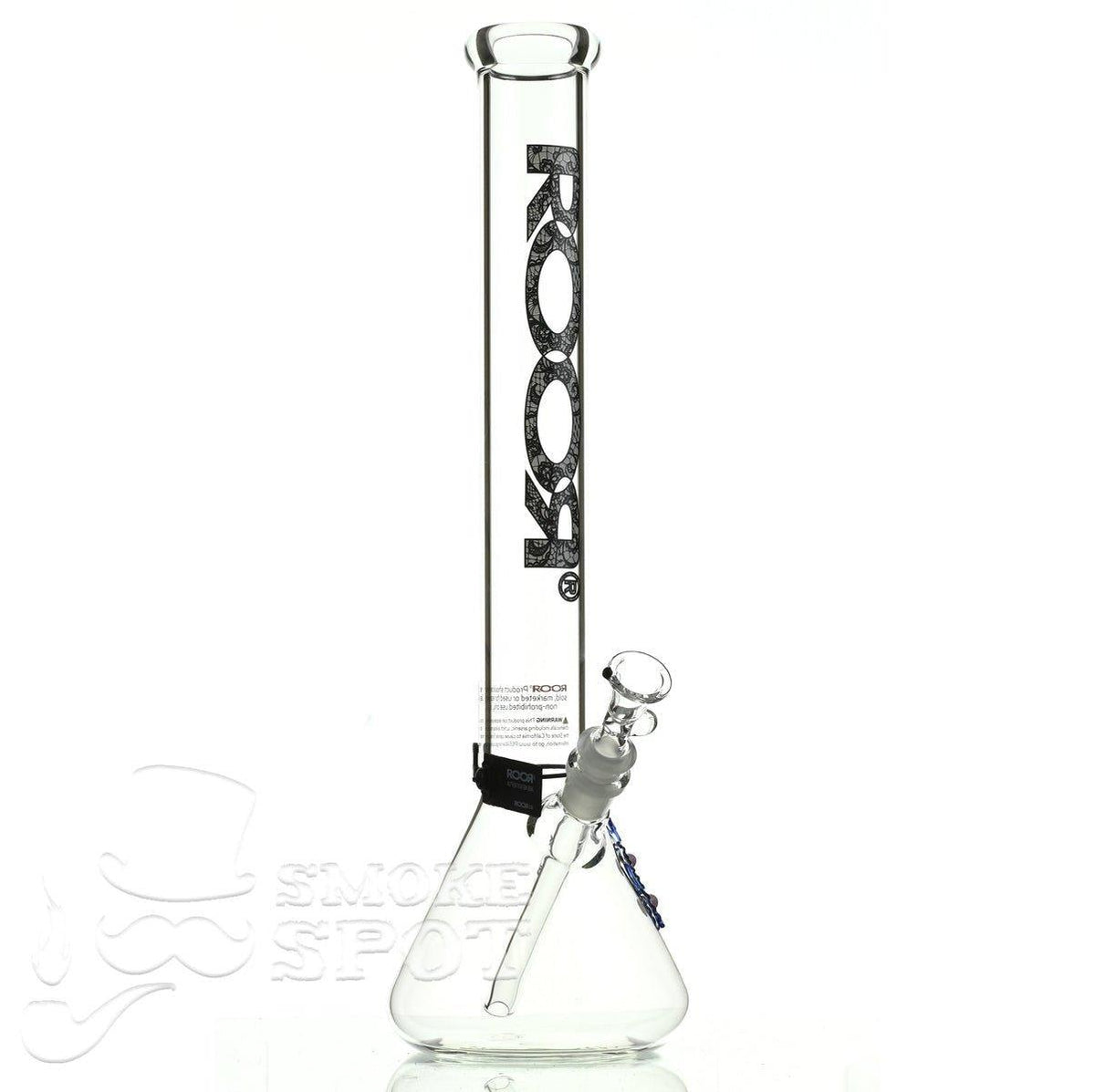 Close-up of Roor Beaker 18 Inch P-D Lace Tube and Bowl