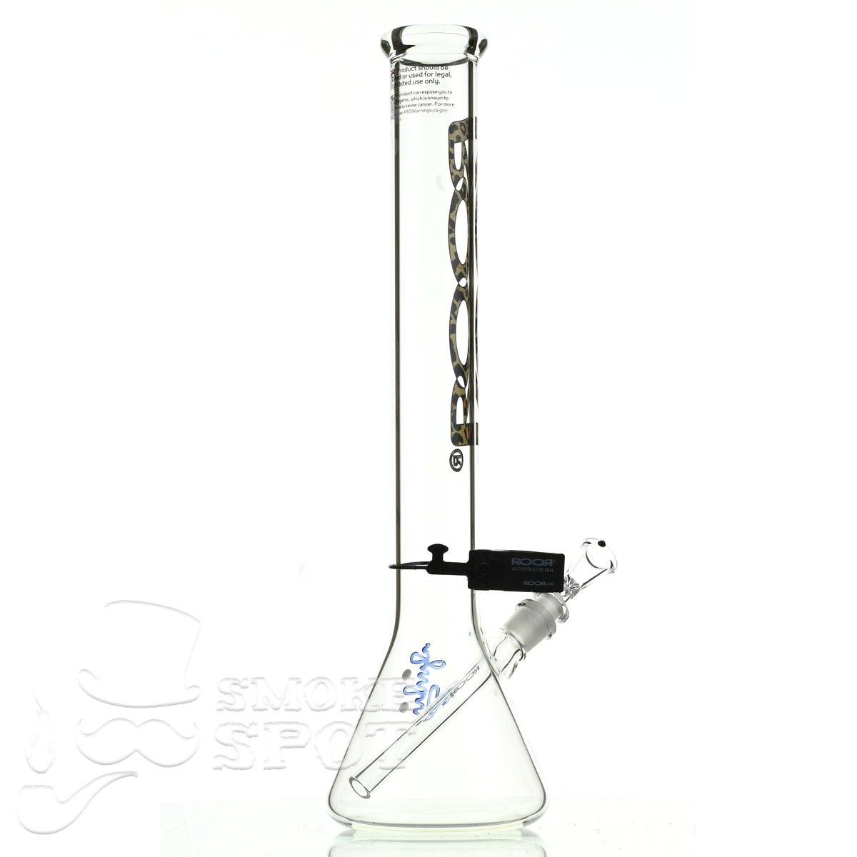 Roor Beaker 18 inch P-D leopard #2 - Smoke Spot Smoke Shop