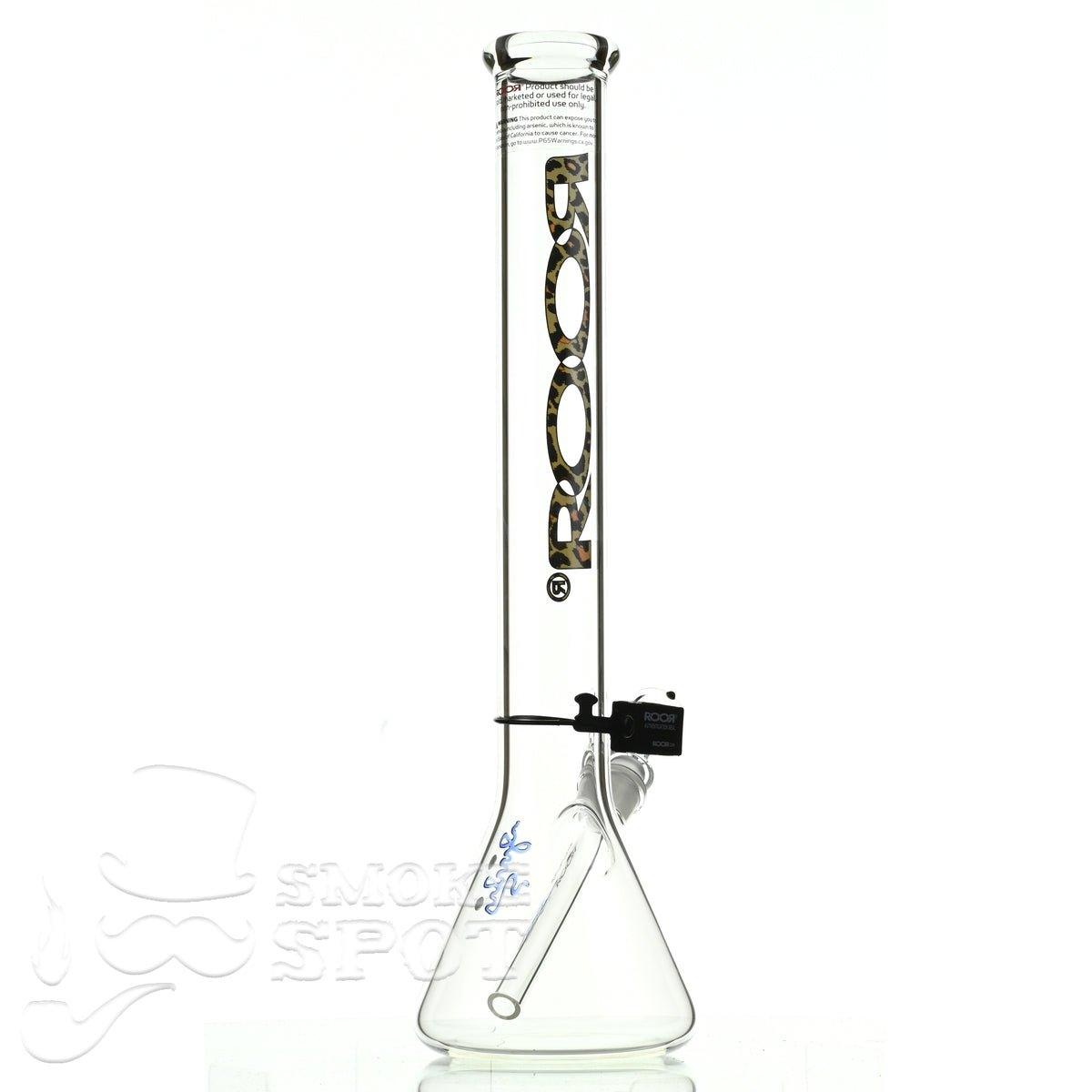 Roor Beaker 18 inch P-D leopard #2 - Smoke Spot Smoke Shop