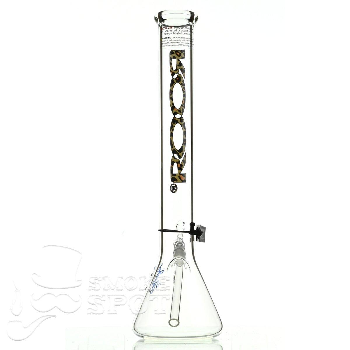 Roor Beaker 18 inch P-D leopard #2 - Smoke Spot Smoke Shop