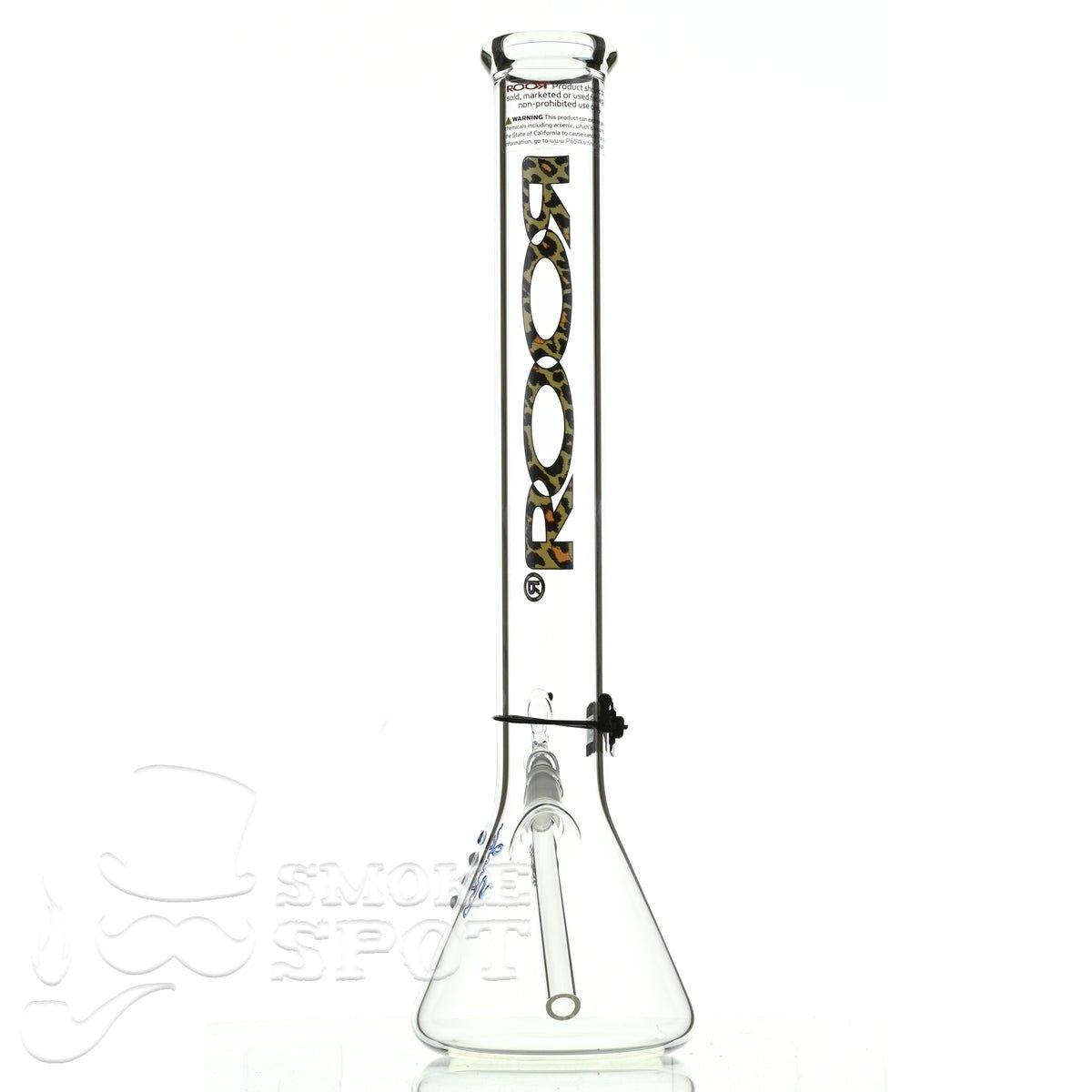 Roor Beaker 18 inch P-D leopard #2 - Smoke Spot Smoke Shop