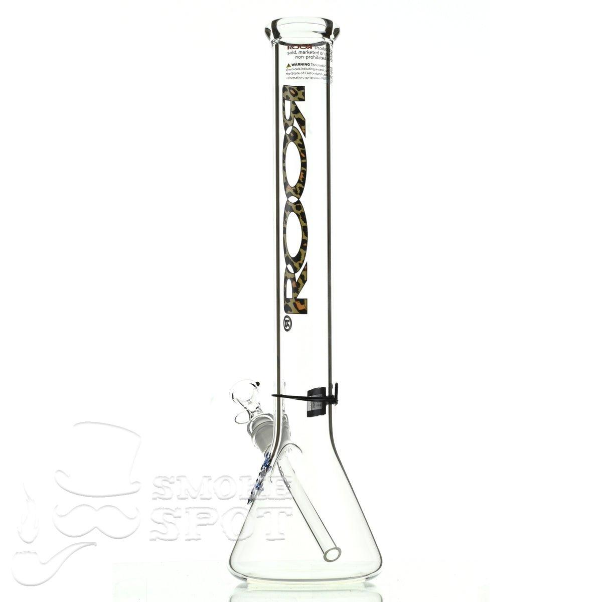 Roor Beaker 18 inch P-D leopard #2 - Smoke Spot Smoke Shop