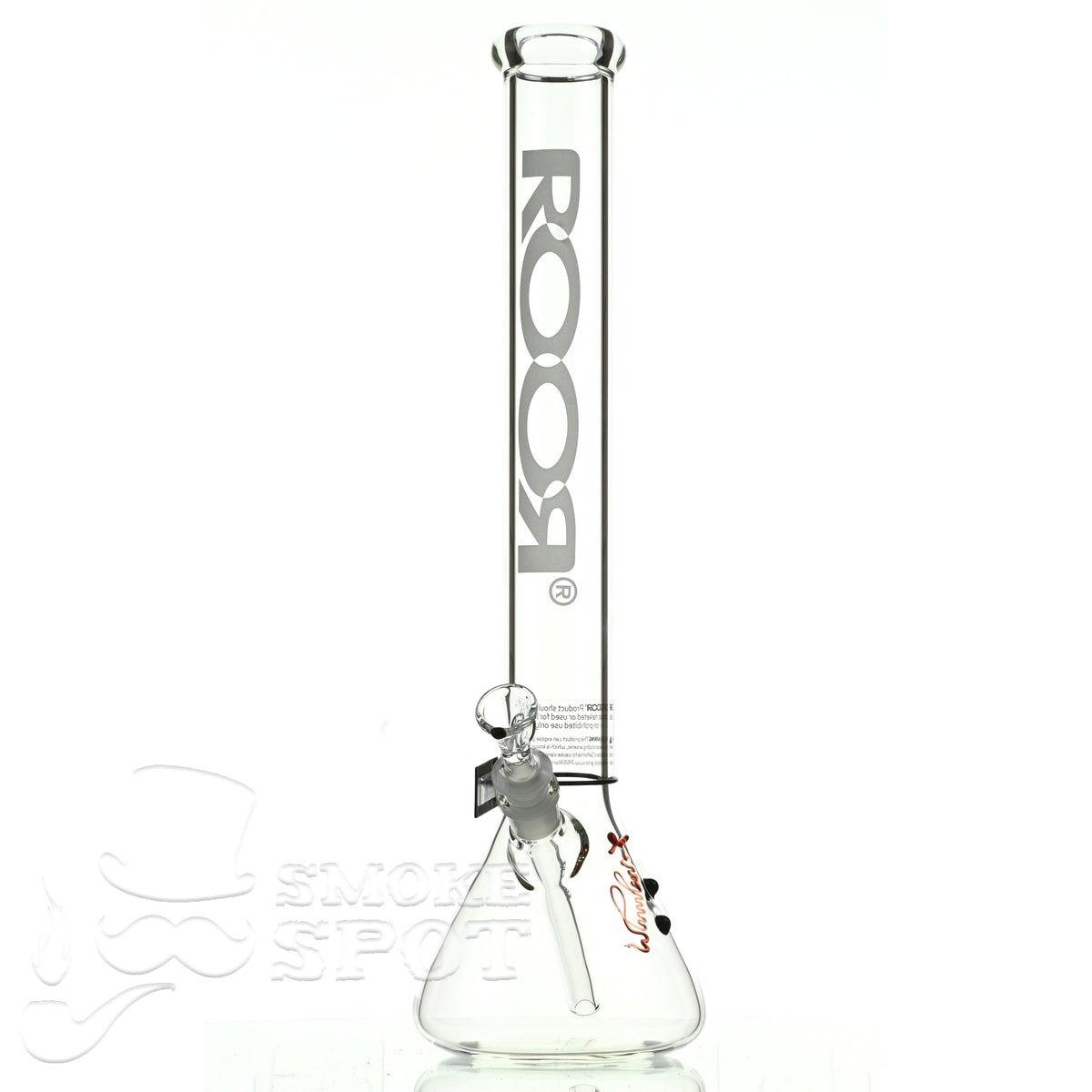 Roor beaker 18 inch P-D white #2 - Smoke Spot Smoke Shop