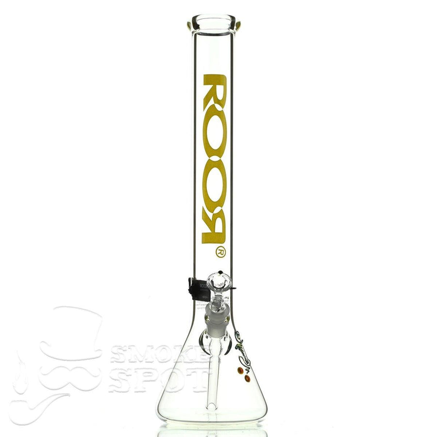 Roor Beaker 18 Inch P-D Yellow #2 - Premium Glass Waterpipe