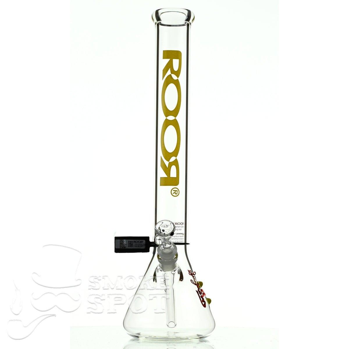 Roor beaker 18 inch P-D Yellow premium glass waterpipe - Smoke Spot Smoke Shop