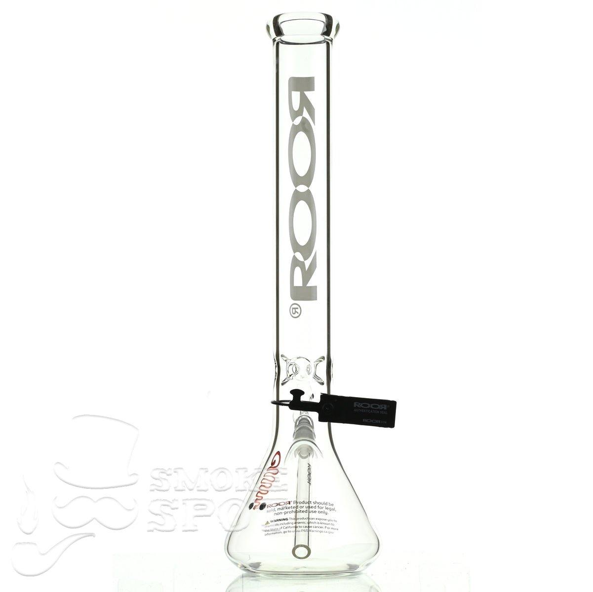 Roor Beaker 18 inch white - Smoke Spot Smoke Shop