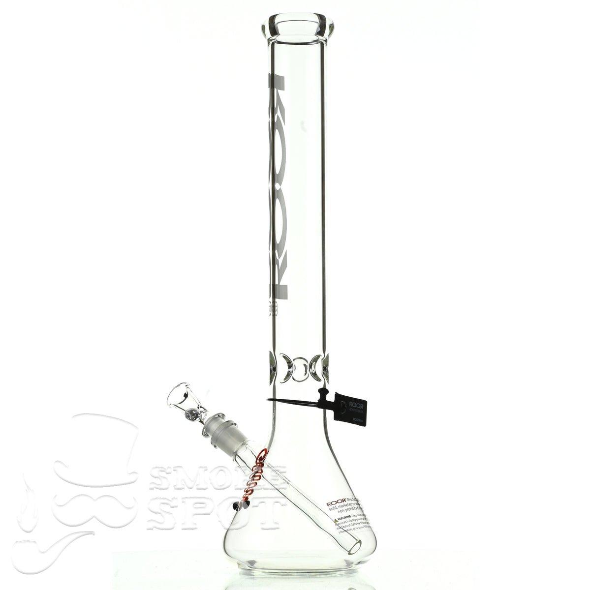 Roor Beaker 18 inch white - Smoke Spot Smoke Shop