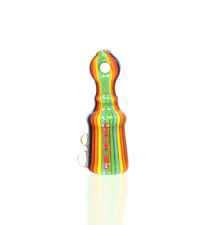 ROOR Custom x Selfless Glass Collab Bell Chillums 105 - Premium 3 Inch Chillum