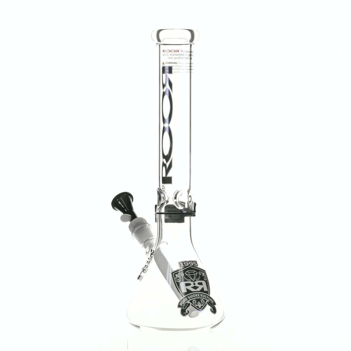 ROOR INTRO COLLECTOR 14" BEAKER 455 BLACK/WHITE - Smoke Spot Smoke Shop