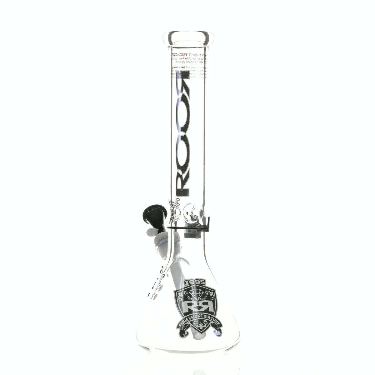 ROOR INTRO COLLECTOR 14" BEAKER 455 BLACK/WHITE - Smoke Spot Smoke Shop