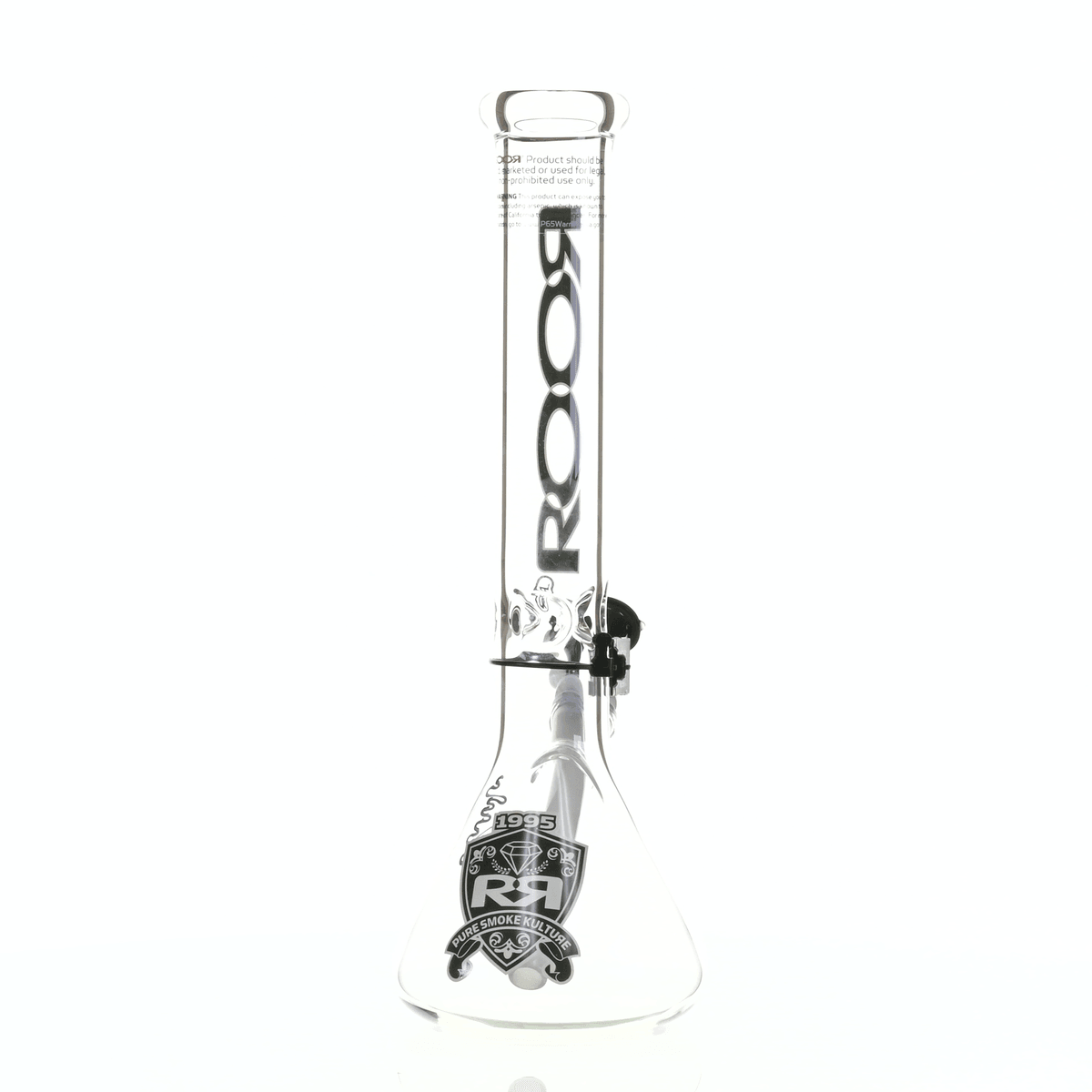 ROOR INTRO COLLECTOR 14" BEAKER 455 BLACK/WHITE - Smoke Spot Smoke Shop