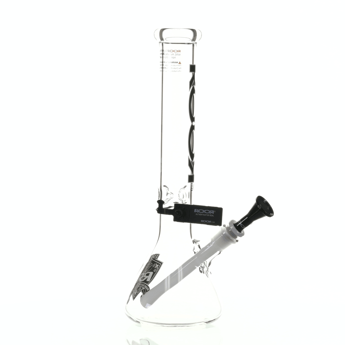 ROOR INTRO COLLECTOR 14" BEAKER 455 BLACK/WHITE - Smoke Spot Smoke Shop