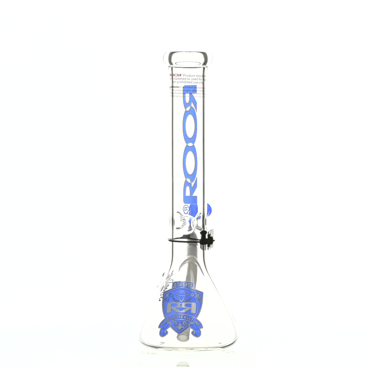 ROOR INTRO COLLECTOR 14" BEAKER 455 BLUE/WHITE - Smoke Spot Smoke Shop