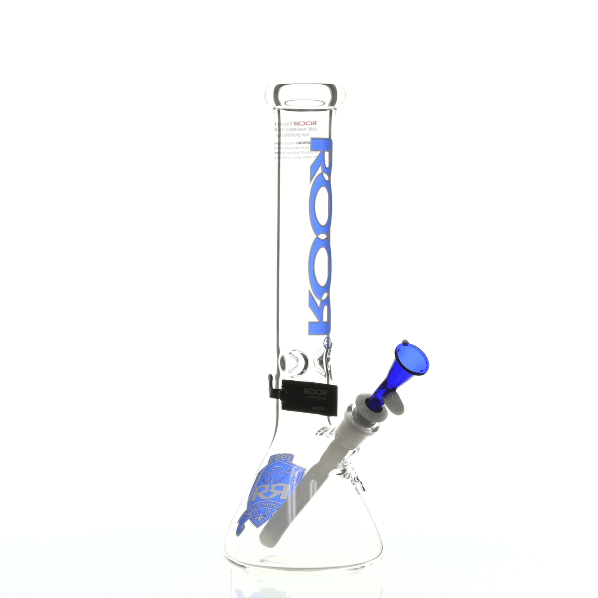 ROOR INTRO COLLECTOR 14" BEAKER 455 BLUE/WHITE - Smoke Spot Smoke Shop