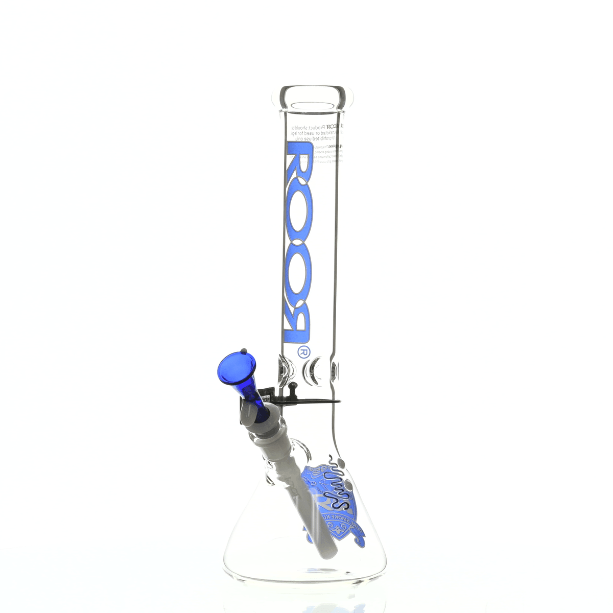 ROOR INTRO COLLECTOR 14" BEAKER 455 BLUE/WHITE - Smoke Spot Smoke Shop