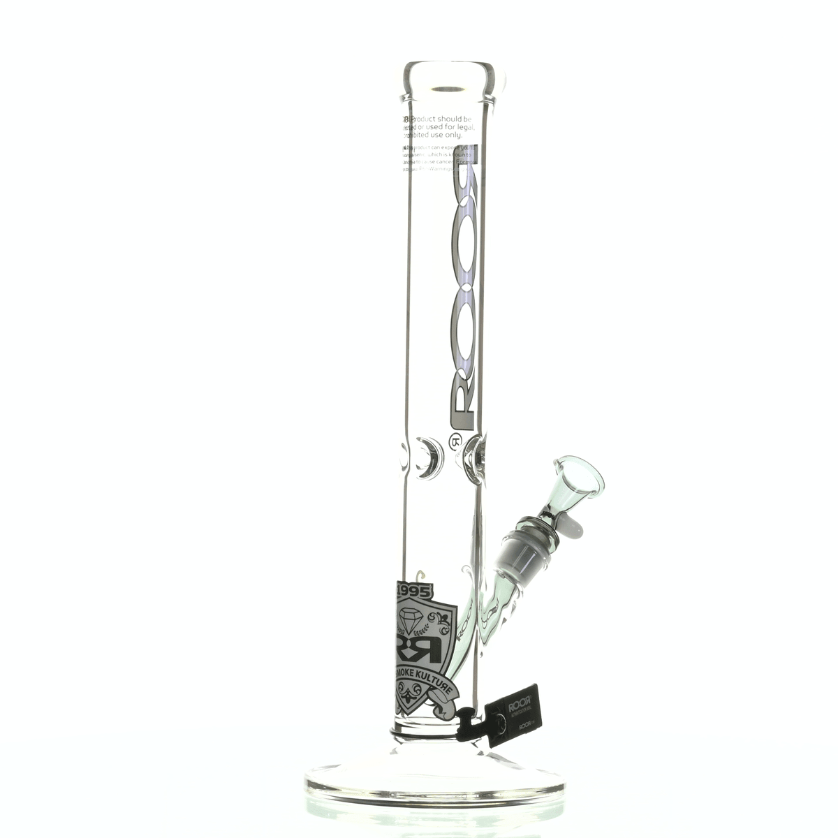 ROOR INTRO COLLECTOR 14" STRAIGHT TUBE 455 GREY/ BLACK - Smoke Spot Smoke Shop