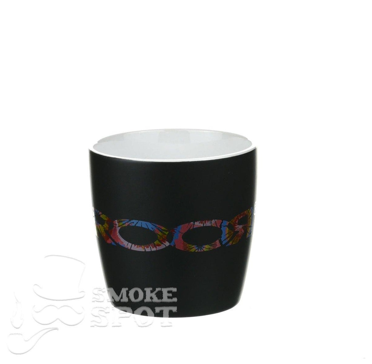 ROOR Mug Tie Dye White Inside - Premium Glass Mug with Artistic Tie Dye Design