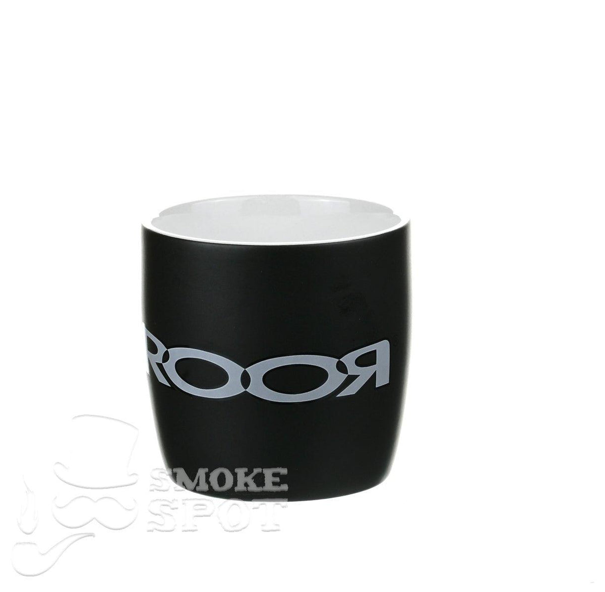 ROOR Mug White with White Inside Premium Glassware - Smoke Spot