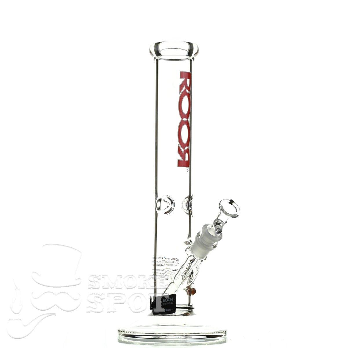 Roor Straight Tube 14 inch red/white #2 - Smoke Spot Smoke Shop