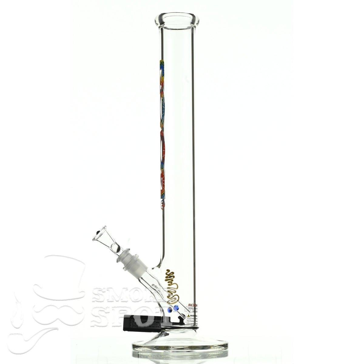 Roor Straight Tube 18 inch P-D tie dye - Smoke Spot Smoke Shop