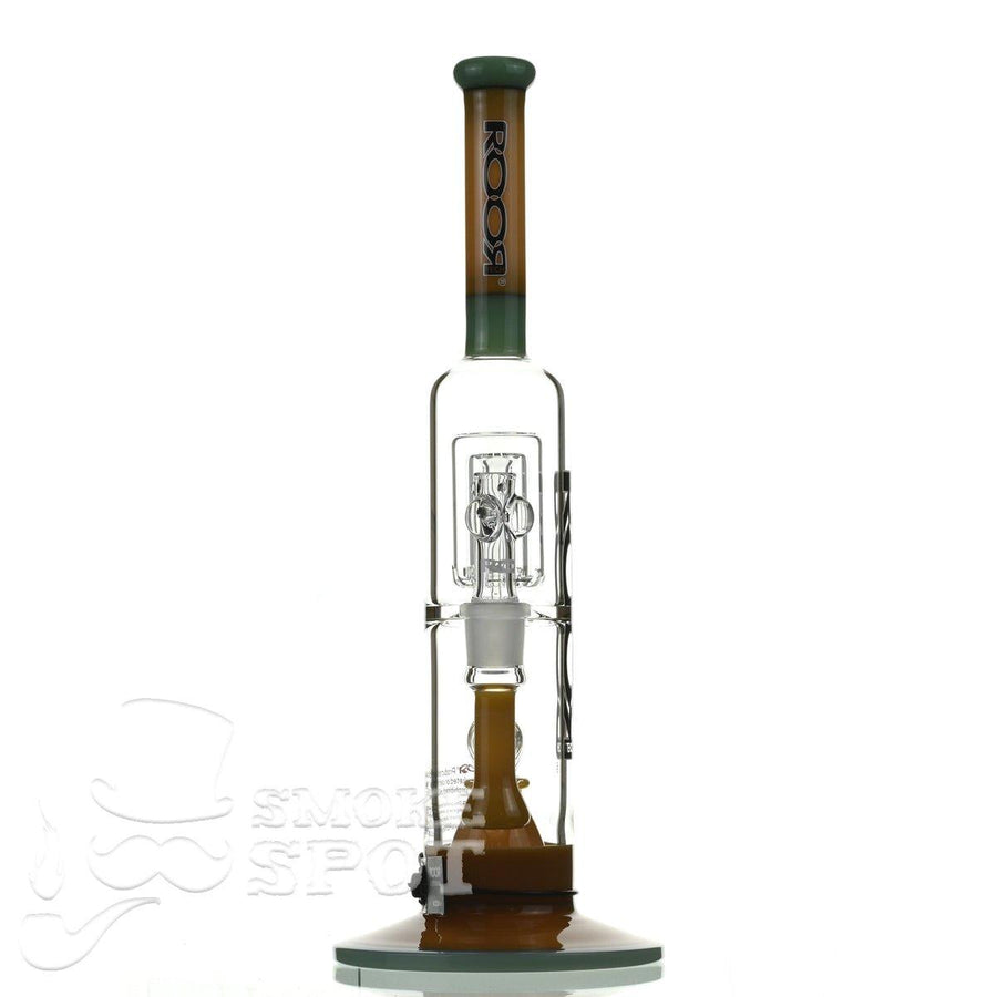 Roor Tech 2 Barrel Style Chamber Tangie & Mint Glass Bong