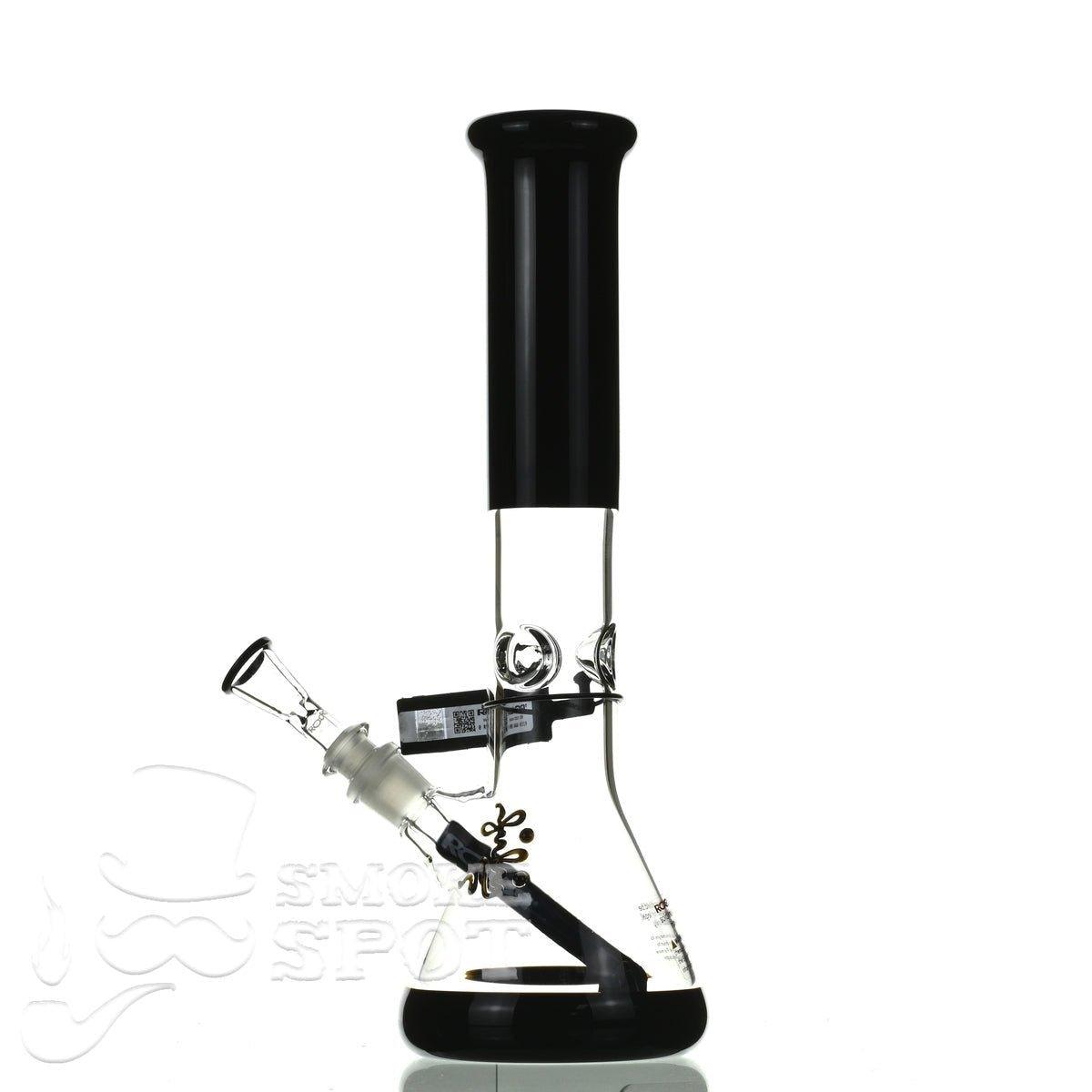 ROOR tech glass beaker 14 inch 50x5 black - Smoke Spot Smoke Shop