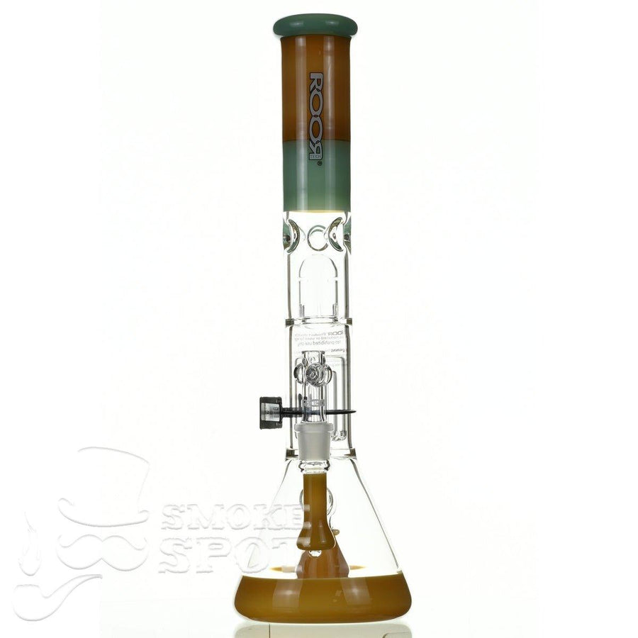 ROOR Tech Glass Beaker Waterpipe 18 Inch with 50x5 Barrel Perc - Tangie Mint