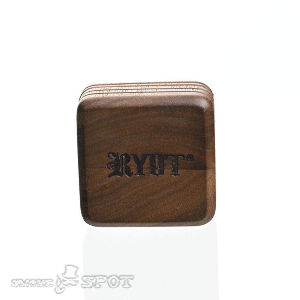 Ryot Slim Grinder walnut body with steel teeth - Smoke Spot Smoke Shop