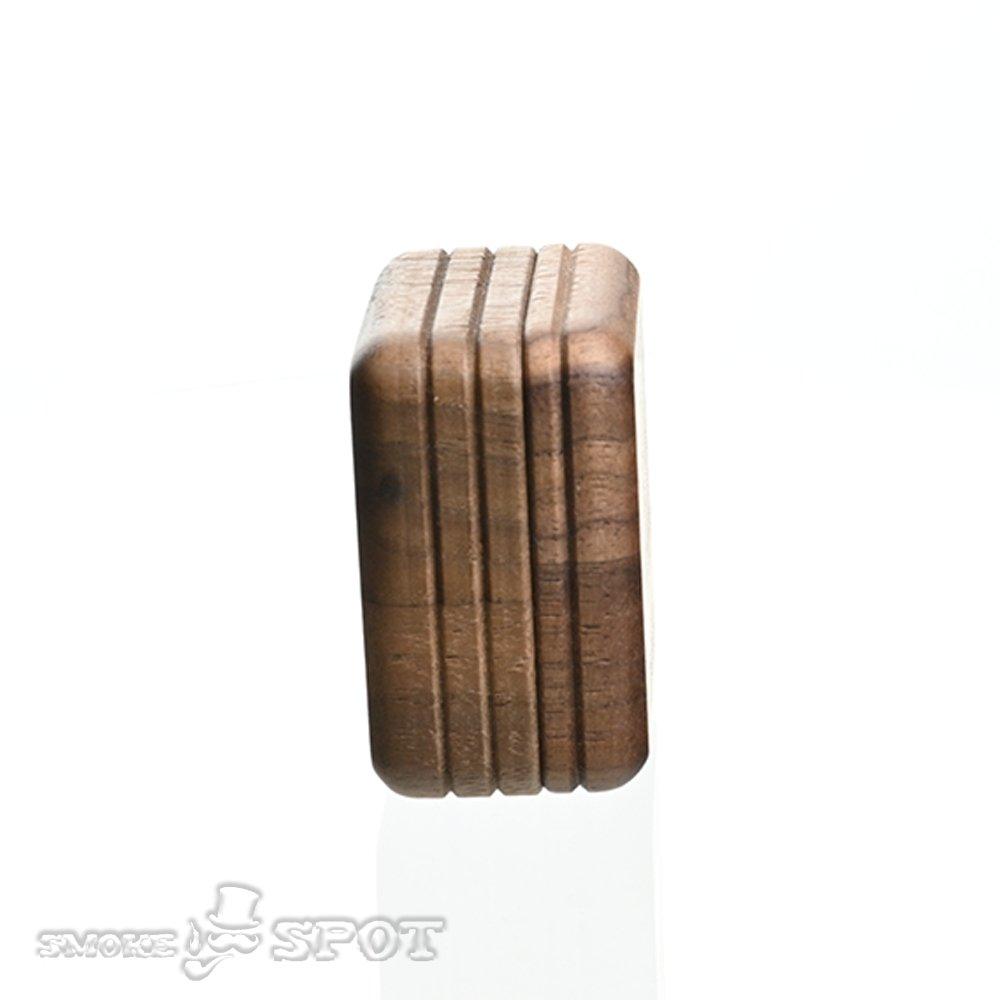 Ryot Slim Grinder walnut body side view - Smoke Spot Smoke Shop
