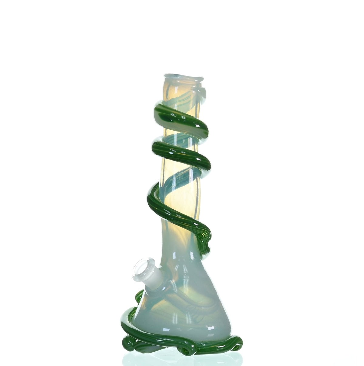 Close-up of SPECIAL K GLASS Soft Glass Cookie Handle #168 showcasing soft glass craftsmanship