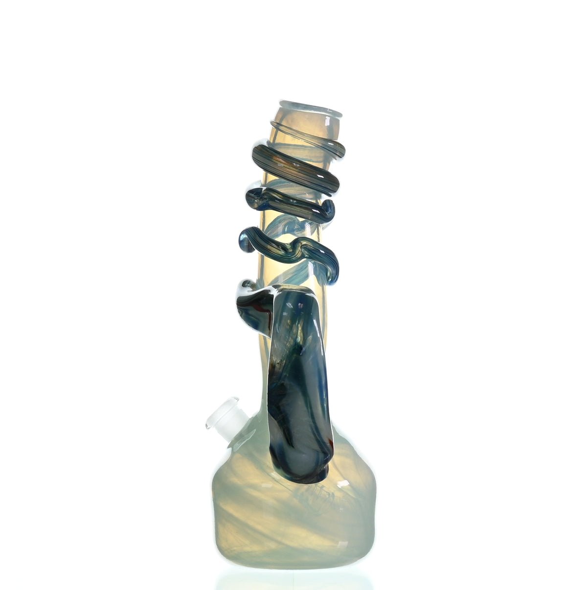 SPECIAL K GLASS Soft Glass Cookie Handle #170 side angle showcasing soft glass craftsmanship
