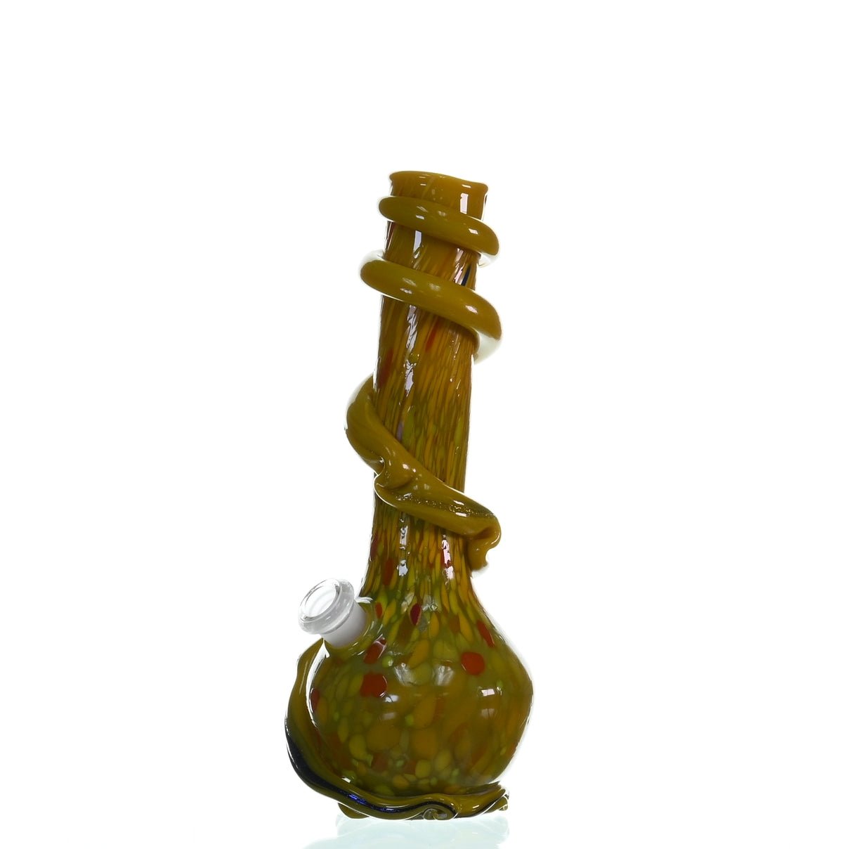 SPECIAL K GLASS Soft Glass Cookie Handle #171 detailed view of glass art
