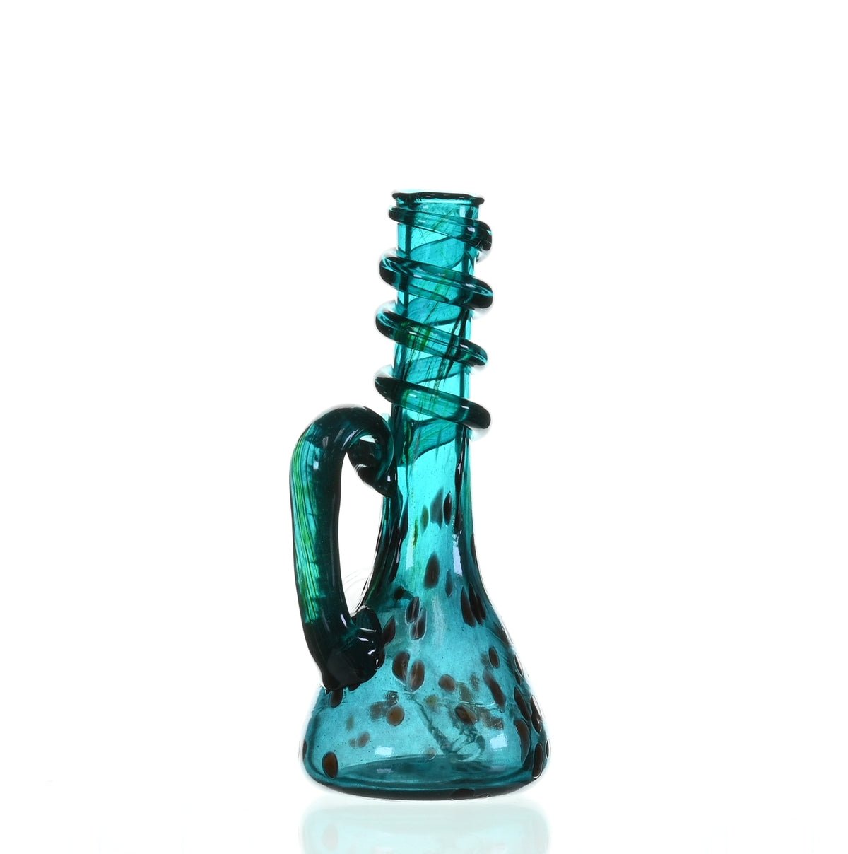 Elegant design details of SPECIAL K GLASS Soft Glass Cookie Handle #183 waterpipe