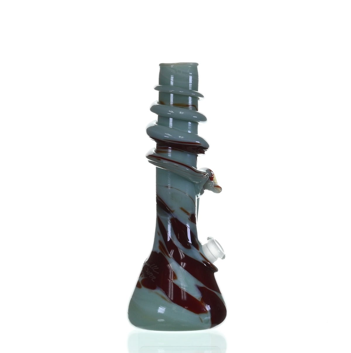 SPECIAL K GLASS Soft Glass Cookie Handle #184 American specialty glass waterpipe
