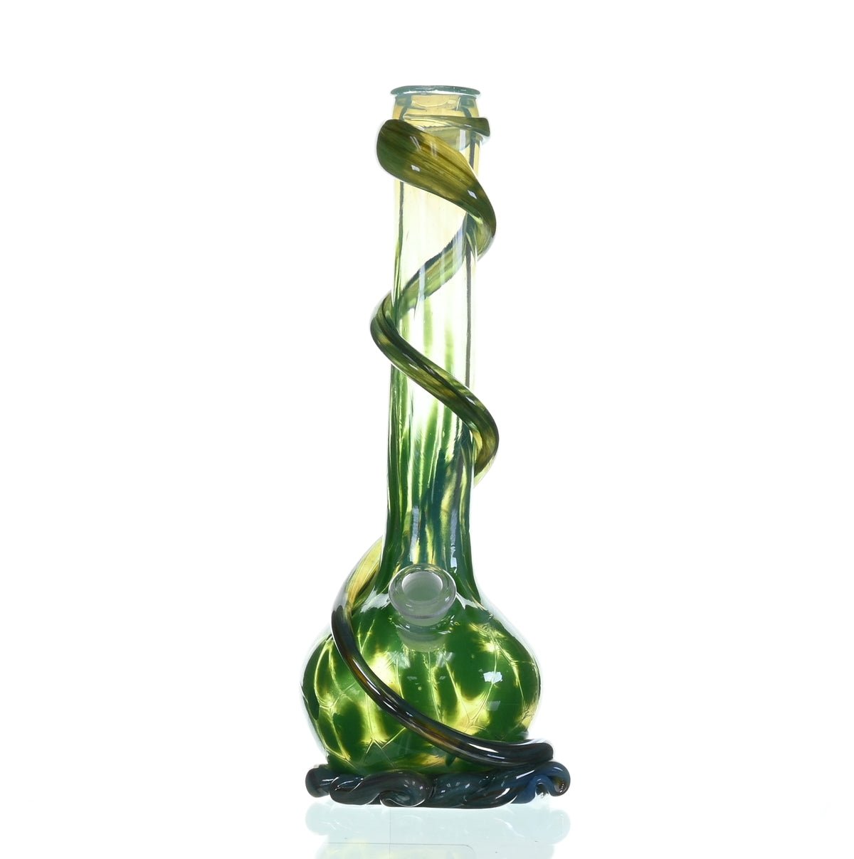 SPECIAL K GLASS Soft Glass Cookie Handle #185 premium waterpipe with 18mm joint - Smoke Spot Smoke Shop