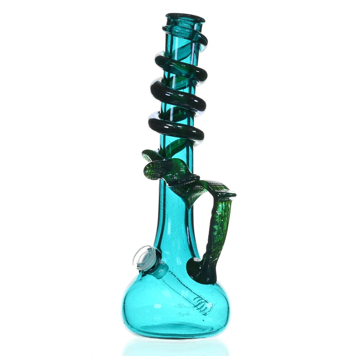 SPECIAL K GLASS Soft Glass Large Cookie Handle #196 Side View Premium Specialty Glass