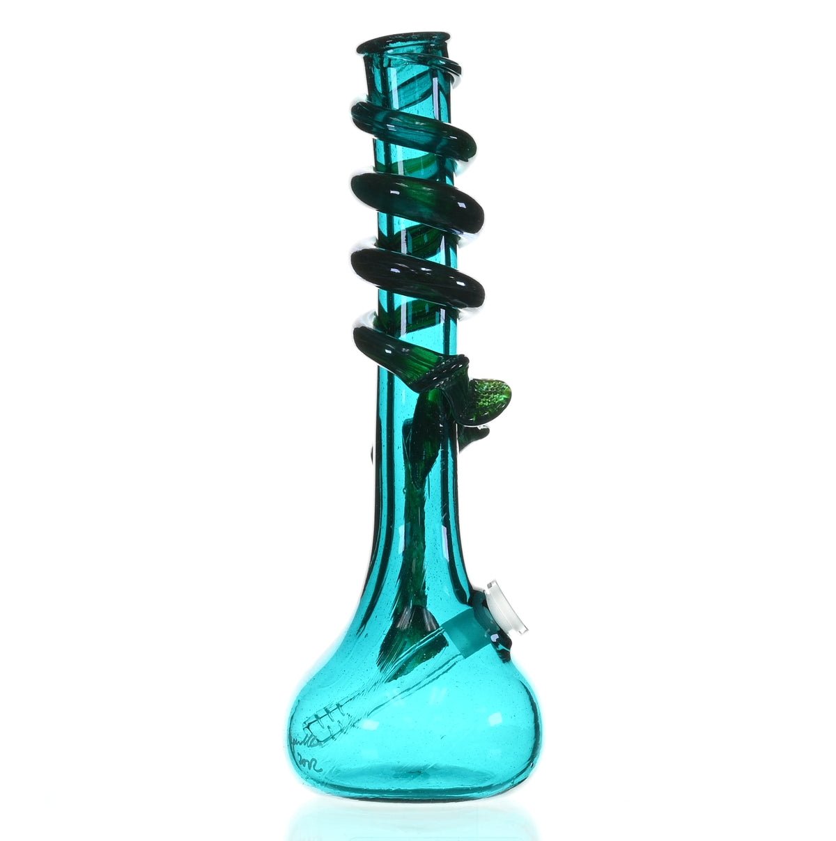 SPECIAL K GLASS Soft Glass Large Cookie Handle #196 Artistic Glass Waterpipe