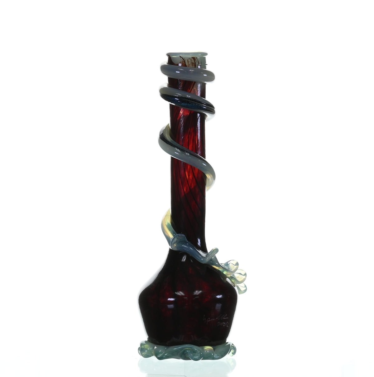 SPECIAL K GLASS SOFT GLASS LARGE COOKIE HANDLE #198 - Smoke Spot Smoke Shop