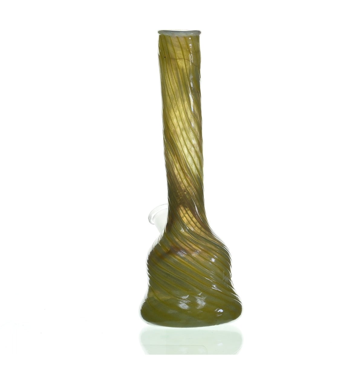 Special K Glass Soft Glass Medium Bullet #128 glass art with 18mm joint and downstem