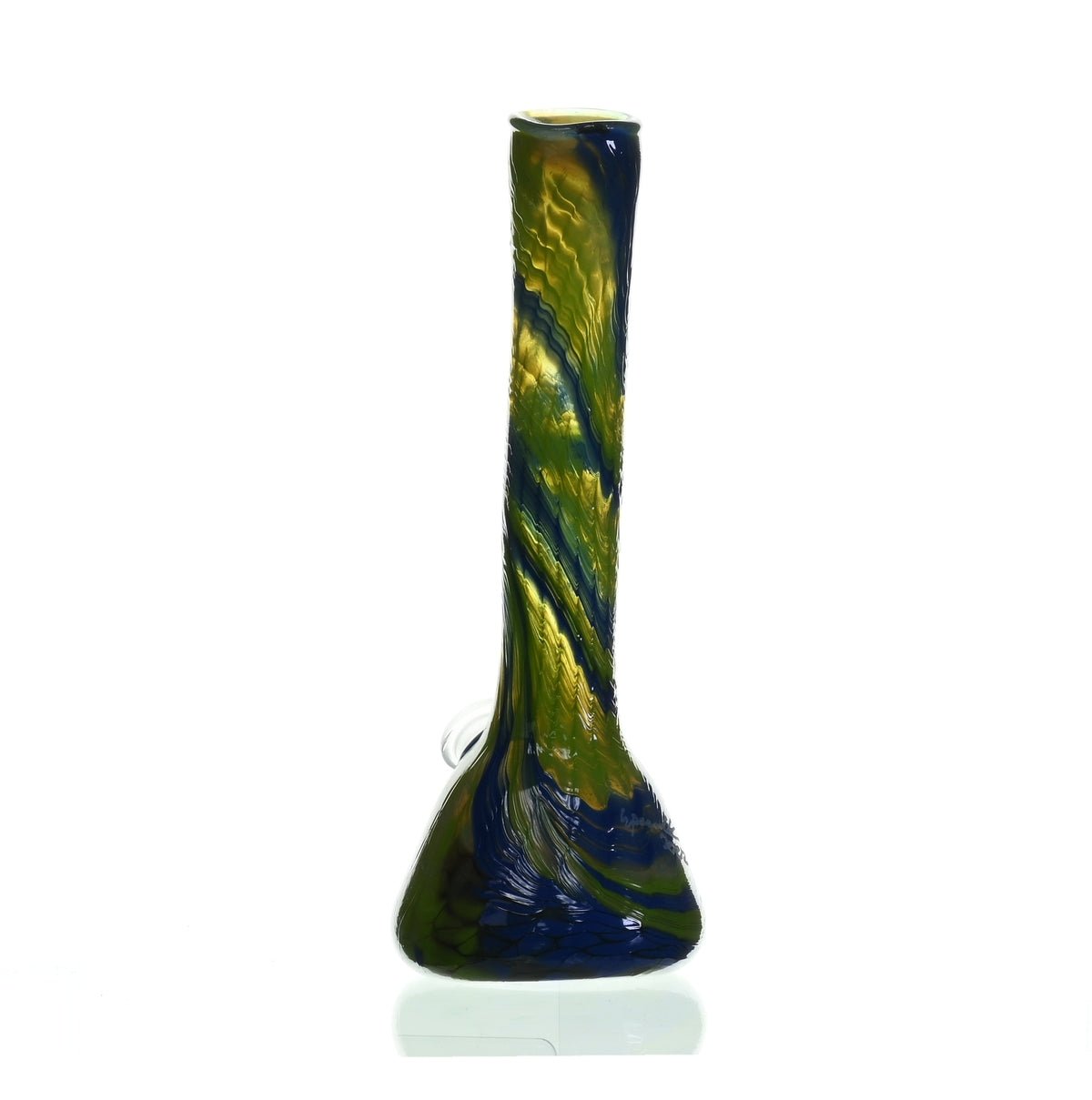 SPECIAL K GLASS Soft Glass Medium Bullet #129 waterpipe top view - Smoke Spot Glass