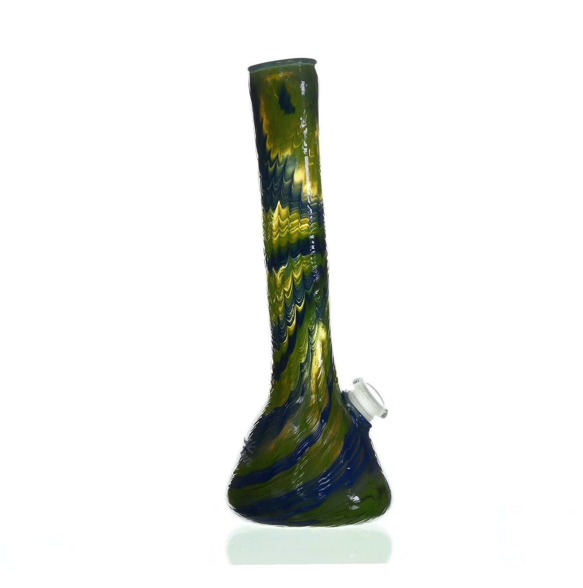 SPECIAL K GLASS Soft Glass Medium Bullet #129 waterpipe angled view - Smoke Spot Glass