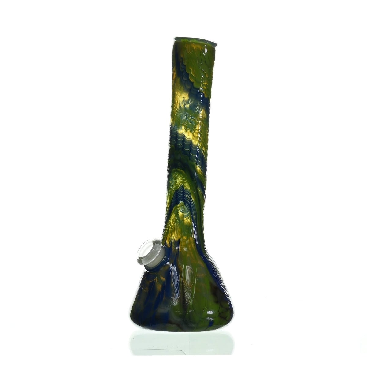 Side view of SPECIAL K GLASS Soft Glass Medium Bullet #129 waterpipe - Smoke Spot Glass