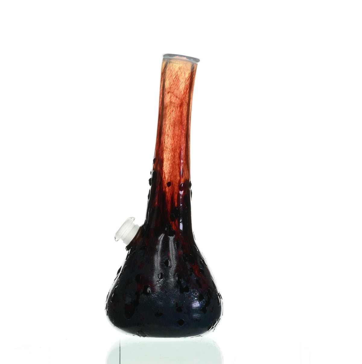 Special K Glass Soft Glass Medium Bullet #130 Close Up - Smoke Spot Glass