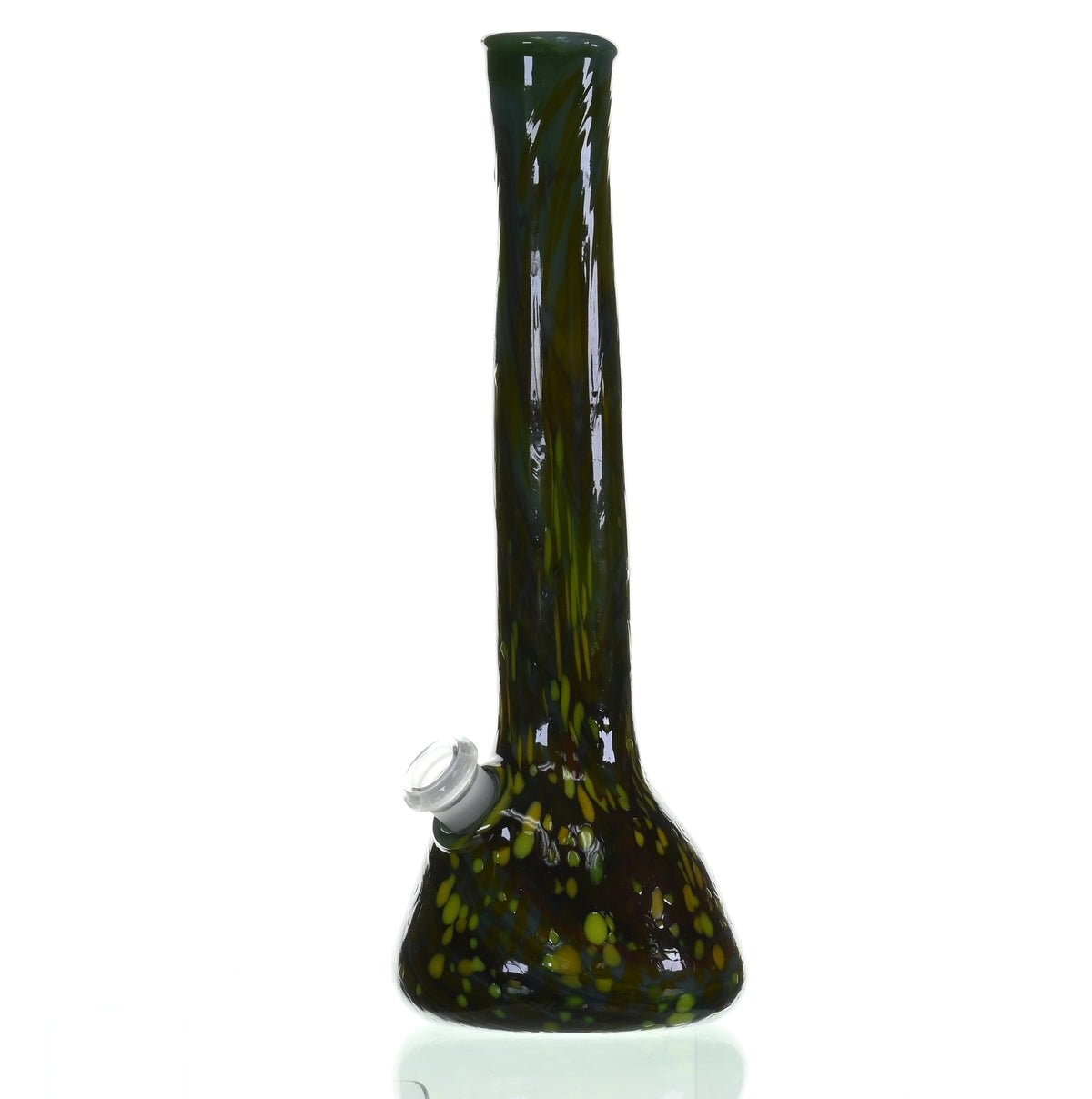 Side view of SPECIAL K GLASS Soft Glass Medium Bullet #145 Waterpipe - Affordable Glass Collection